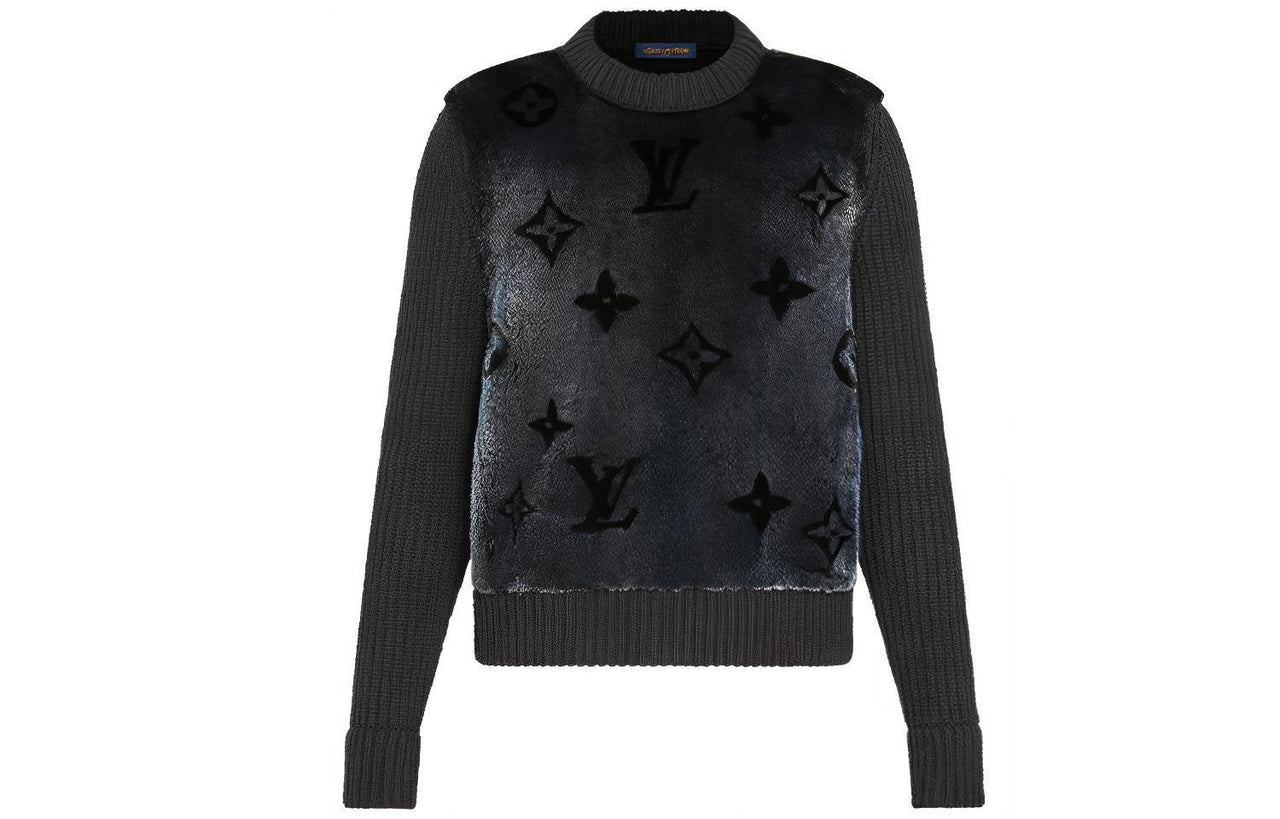 LOUIS VUITTON Sweater Men's Black