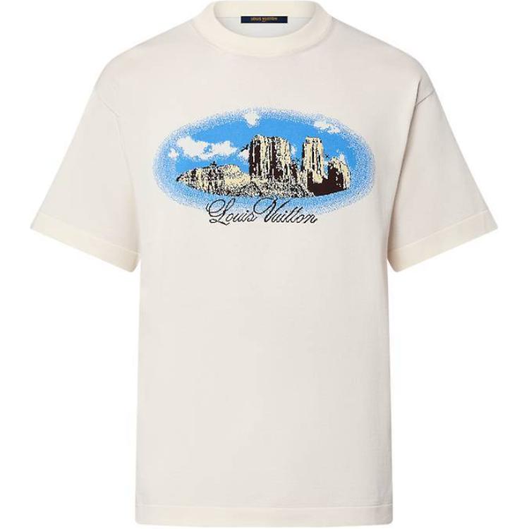 LOUIS VUITTON Graphic Short-Sleeved Cotton Crewneck