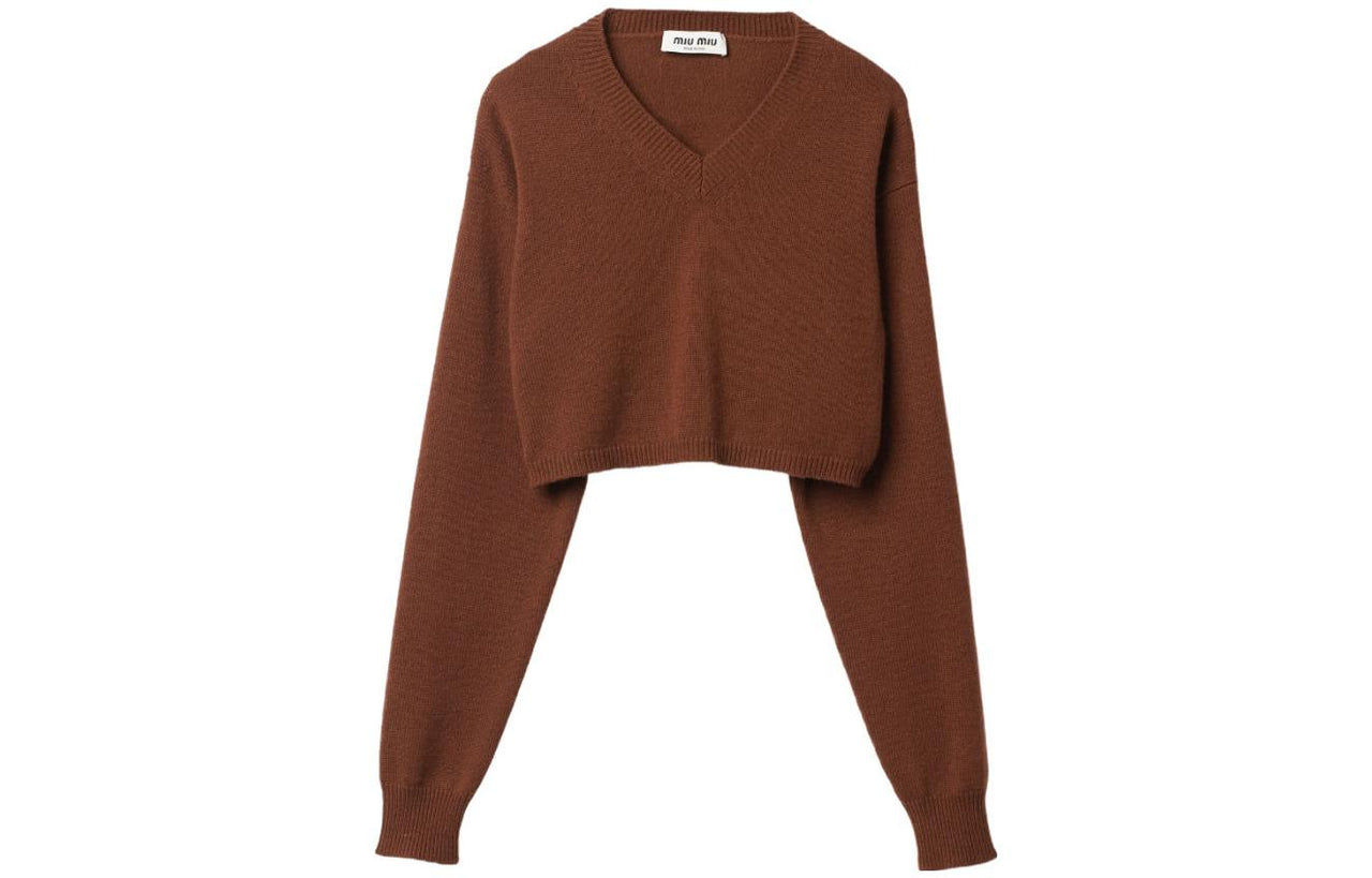 MIU MIU Sweaters Women's Red Brown