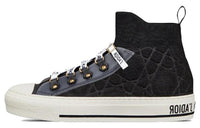 DIOR Walk'n'Dior Platform Shoes High Top Stylish Skateboarding Shoes Women's Black