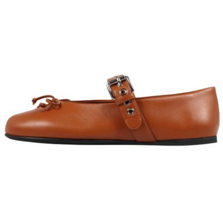 MIU MIU Mary Jane Shoes Women's Brown