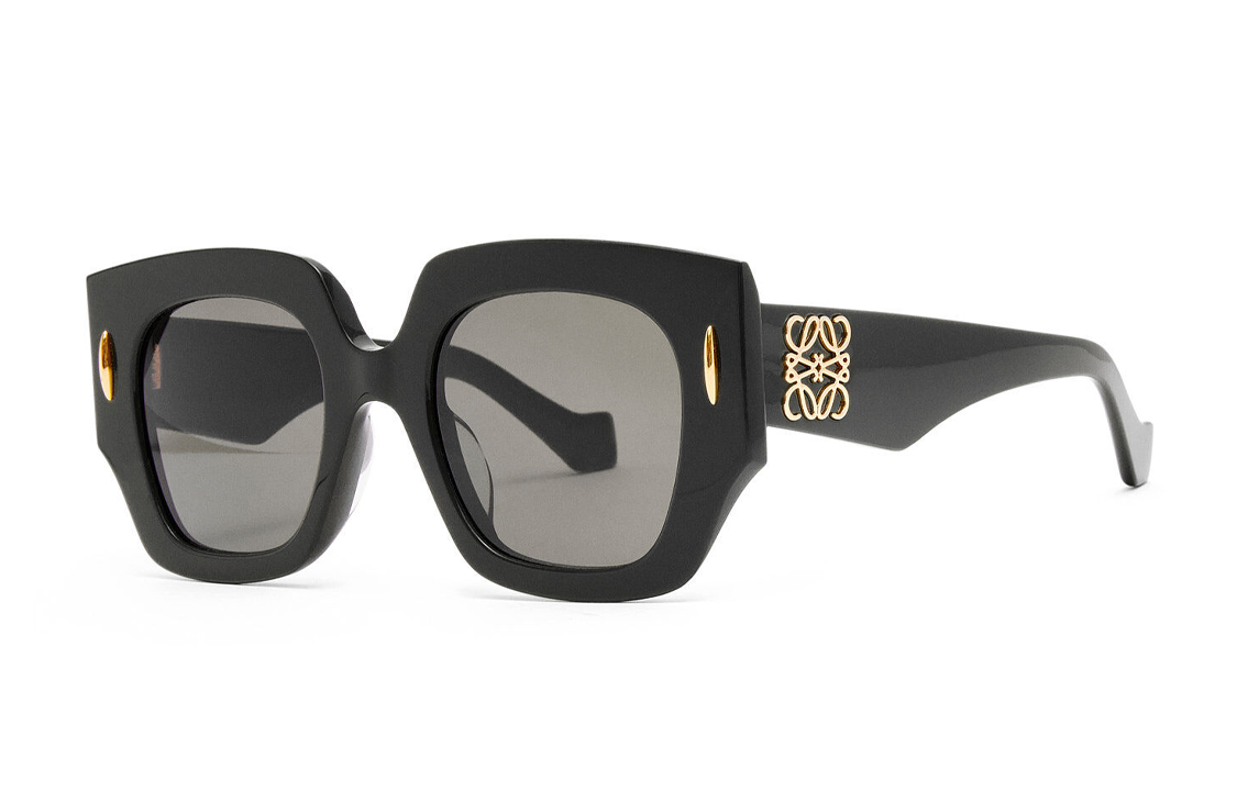 LOEWE Square Sunglasses Women's Black