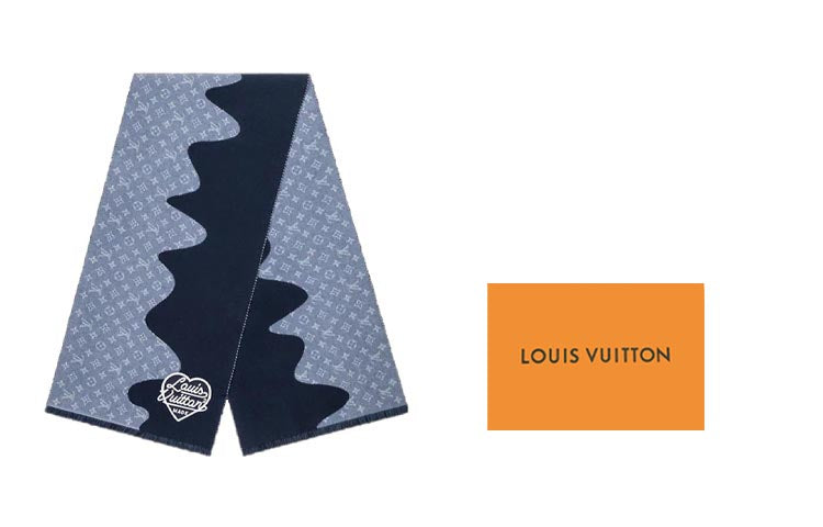 LOUIS VUITTON X Nigo Monogram Drip Scarf
