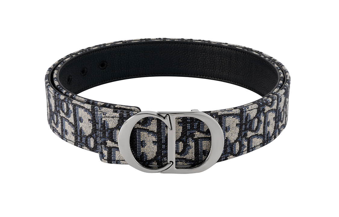 DIOR Logo Buckle Reversible Belt