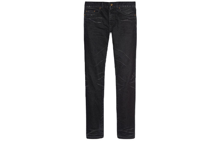 SAINT LAURENT Jeans Men Black