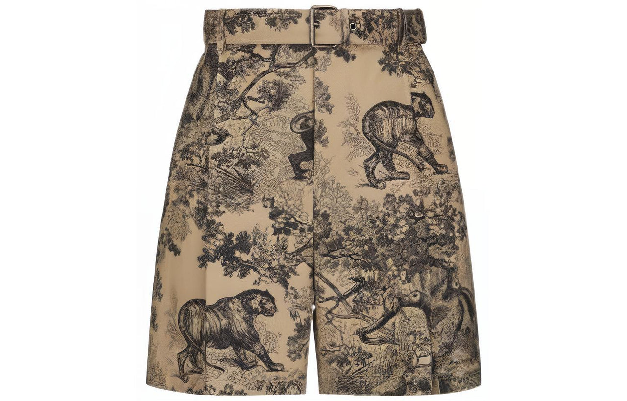 DIOR FW22 Casual Shorts Women's Brown