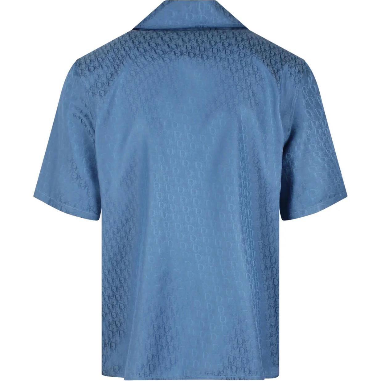 DIOR All-Over Logo Patterned Short-Sleeved Shirt