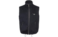 PRADA Logo-Triangle Zip-Up Gilet