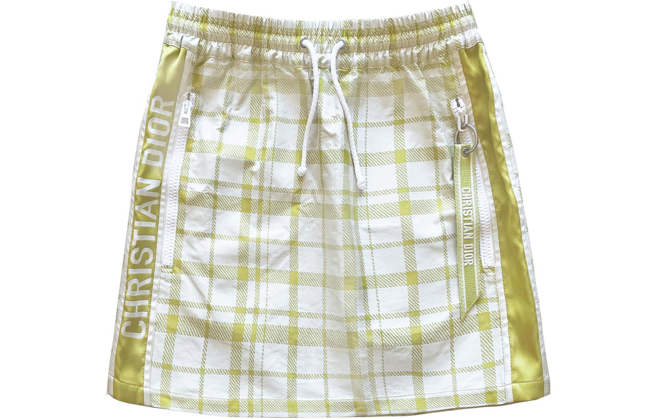 DIOR Casual Short Skirts Women's Green