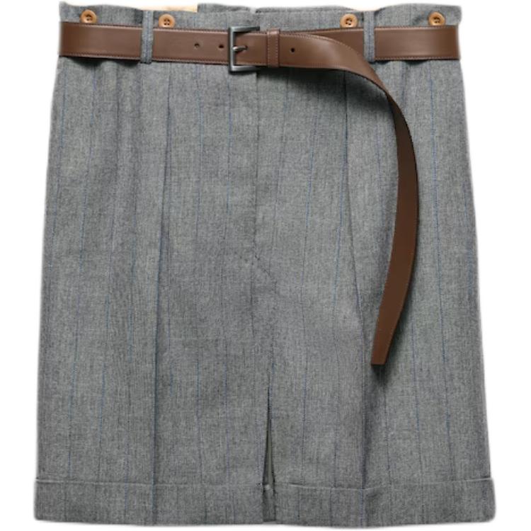 PRADA Belted Mini Skirt