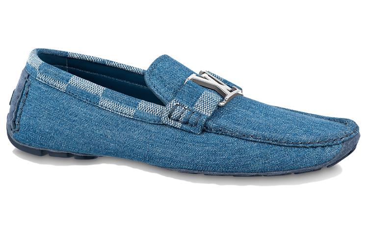 LOUIS VUITTON Monte Carlo Casual Shoes Men's Blue
