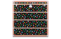 LOUIS VUITTON X Yayoi Kusama Painted Dots Monogram Square 90