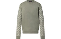 LOUIS VUITTON Long-Sleeved Cashmere Mix Signature Crewneck