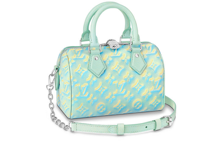 LOUIS VUITTON Speedy Bandouliere 20 Water Green