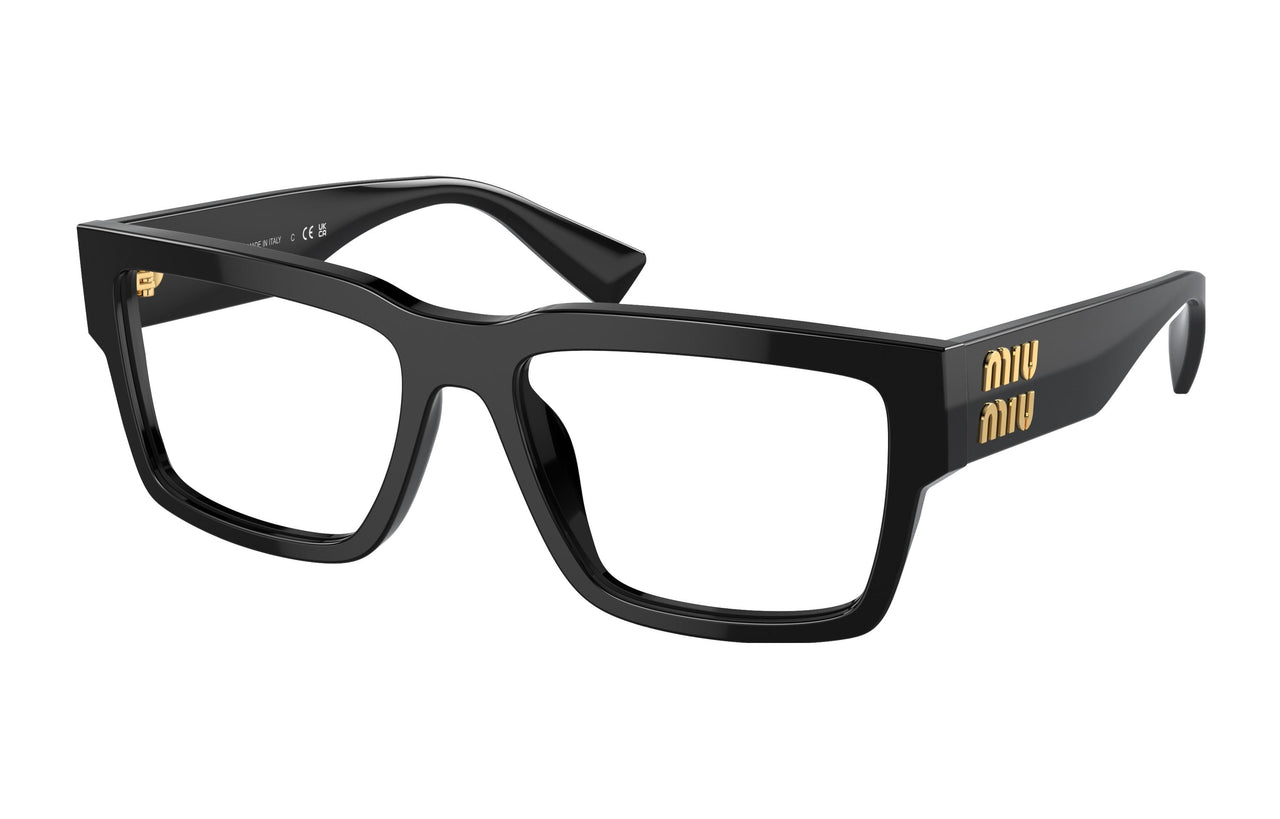 MIU MIU Eyewear Logo plaque Rectangle frame Glasses