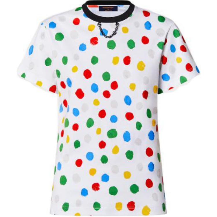 LOUIS VUITTON X Yayoi Kusama Painted Dots T Shirt White