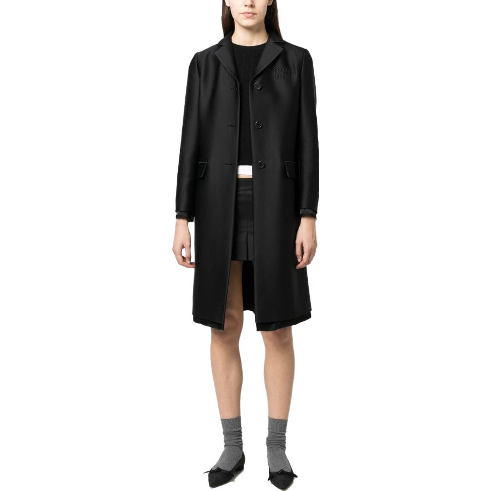 MIU MIU SS23 Coat Women's Black
