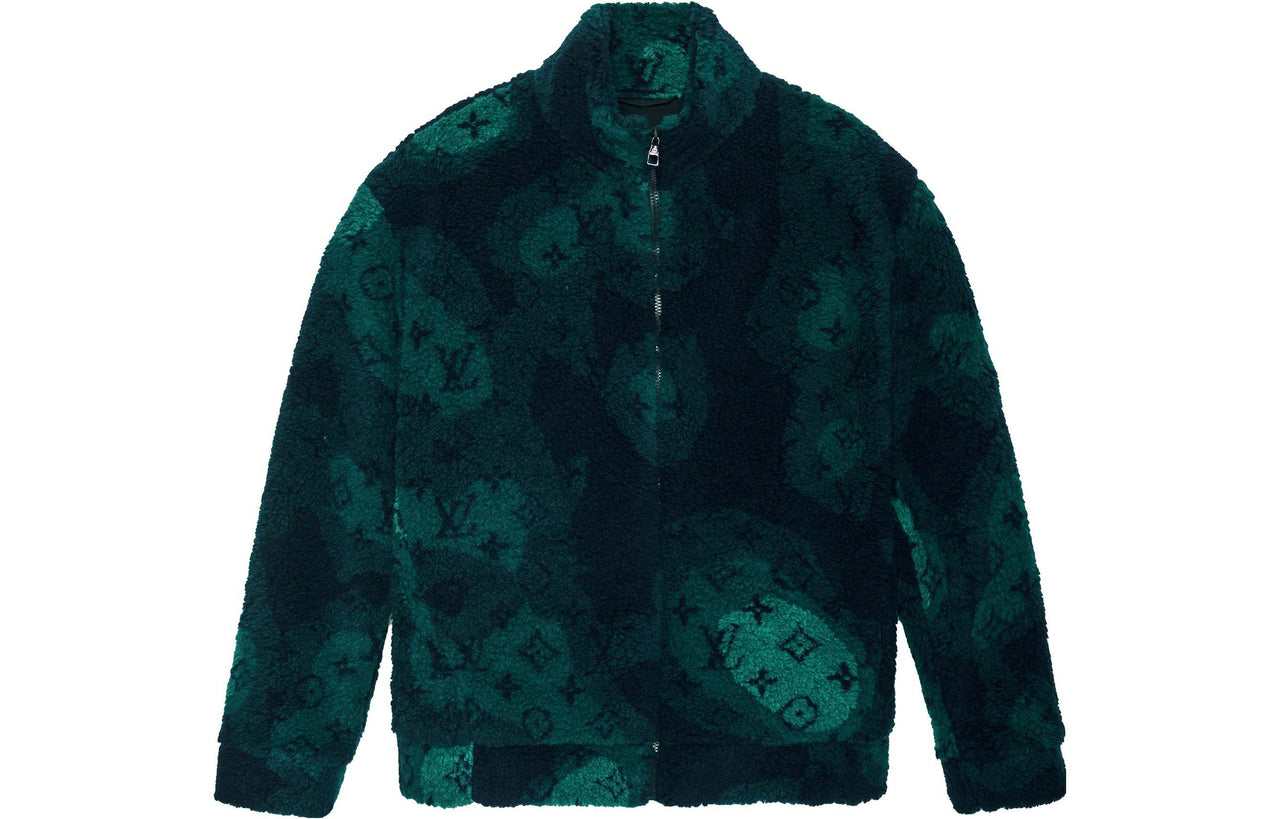 LOUIS VUITTON Monogram Camo Fleece Blouson Multicolor