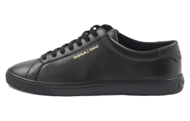 SAINT LAURENT Low Top Skateboard Shoes Men's Black