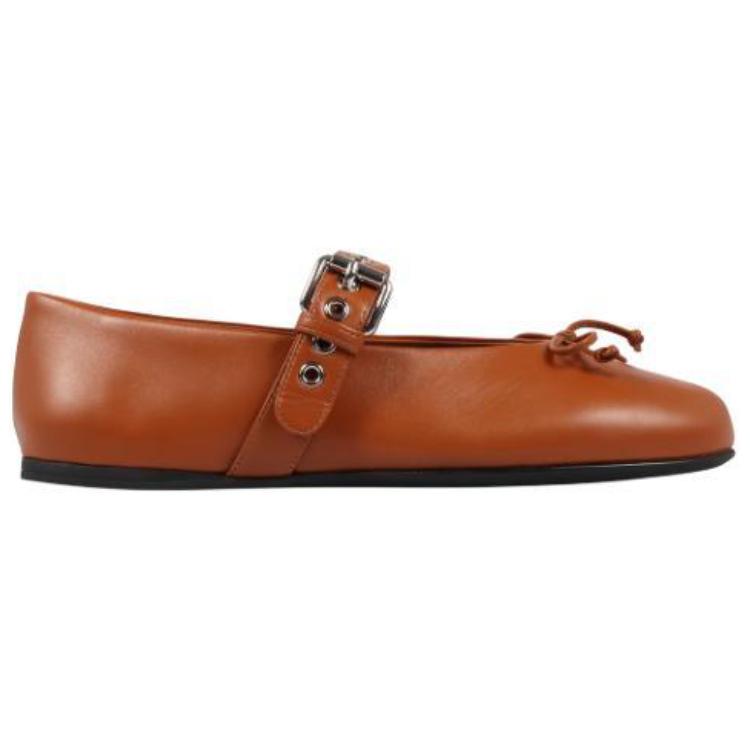 MIU MIU Mary Jane Shoes Women's Brown