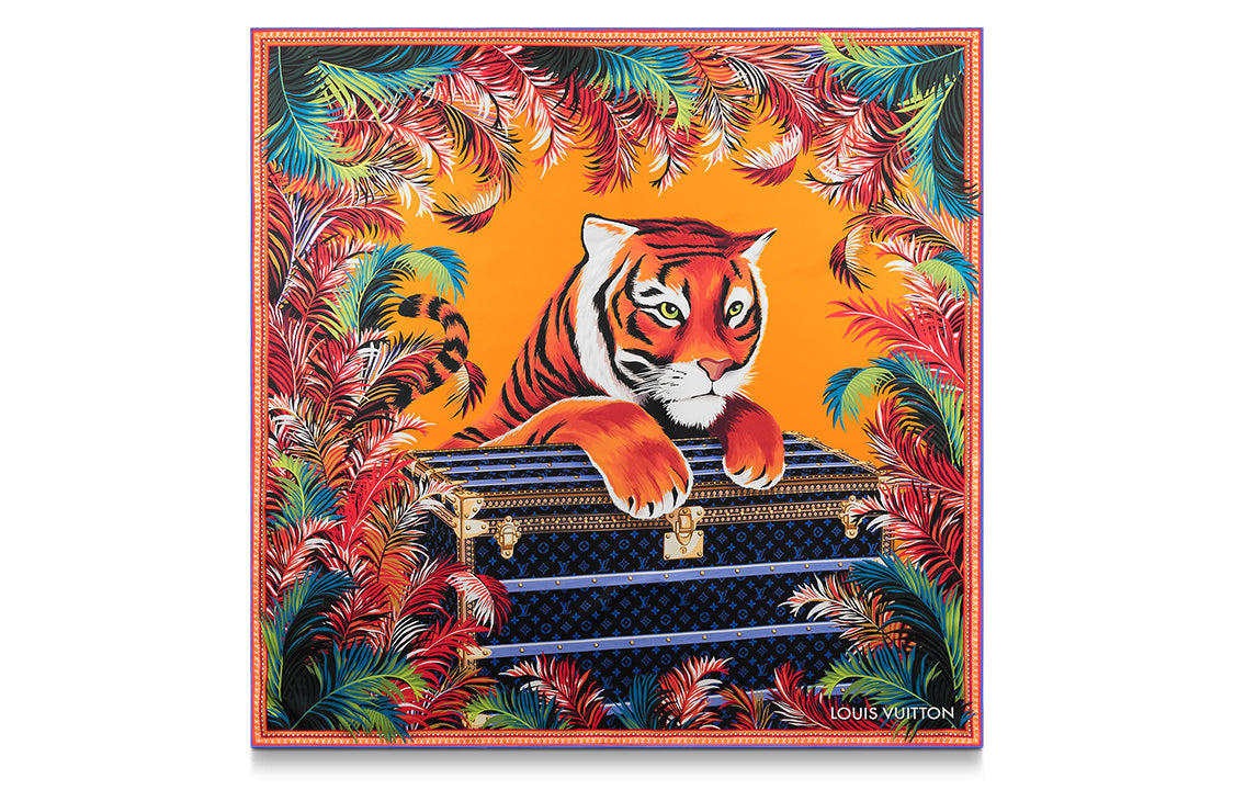 LOUIS VUITTON Silk Scarves Women's