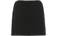 MIU MIU FW22 Casual Short Skirts Women's Black