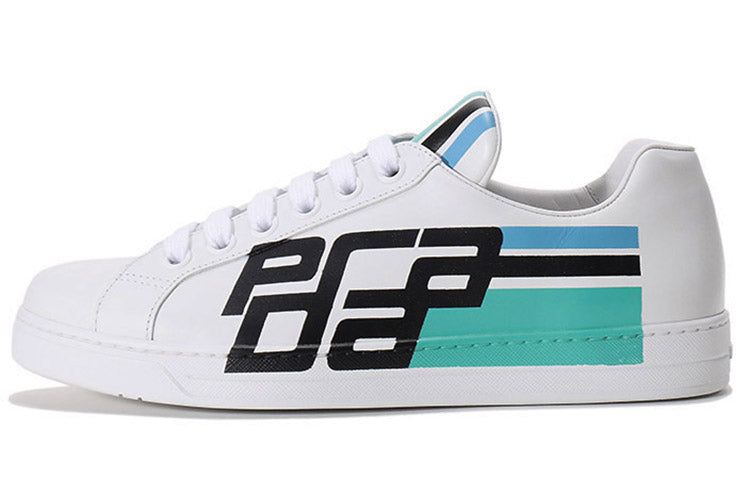 PRADA Stylish Skateboarding Shoes Men's White