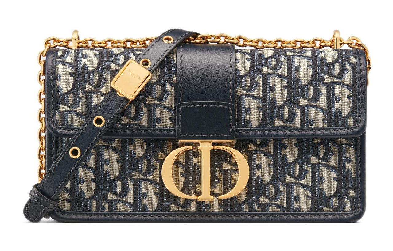 DIOR 30 MONTAIGNE EAST-WEST BAG WITH CHAIN