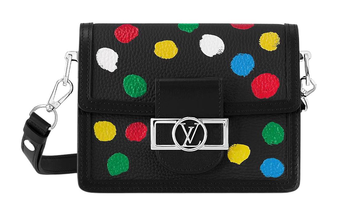LOUIS VUITTON X Yayoi Kusama Dauphine Mini Black