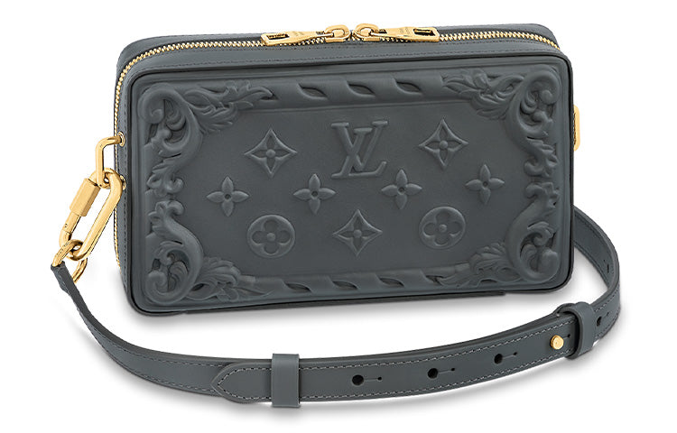 LOUIS VUITTON Soft Trunk Wearable Wallet Dark Shadow Gray