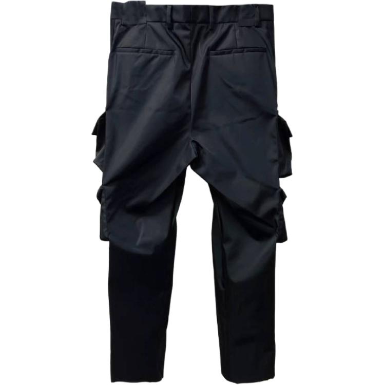 PRADA SS24 Cargo Pants Men Black