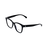 CHANEL Men's Square Acetate Glasses Black