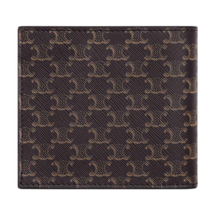 CELINE Bi fold Wallet In Triomphe Canvas