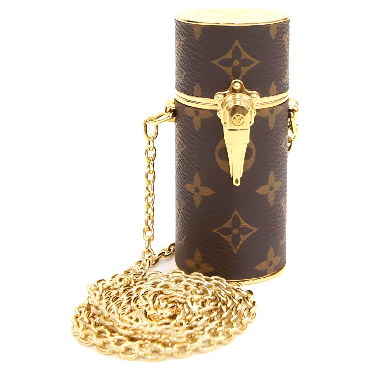 LOUIS VUITTON Lipstick Case Monogram Brown