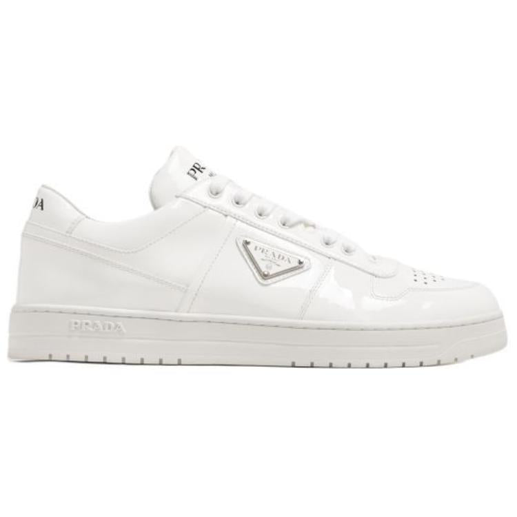 PRADA Downtown Leather Sneakers