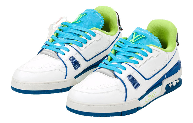 LOUIS VUITTON Trainers 'White Blue Green For Ghana'