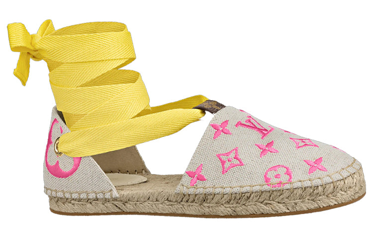 LOUIS VUITTON Starboard Sandals 'Beige Pink Yellow' Women's