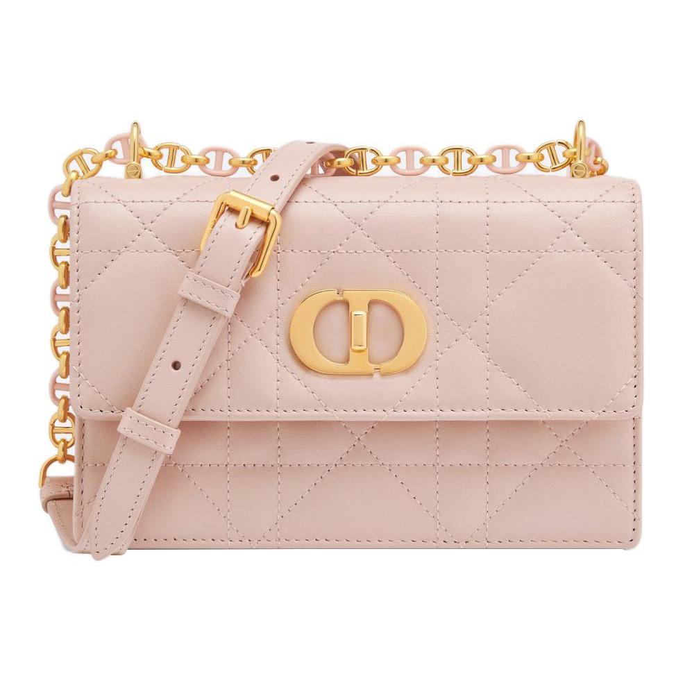 DIOR Sheepskin Portable Crossbody Bag, Shoulder Bag Women's Rouge Pink