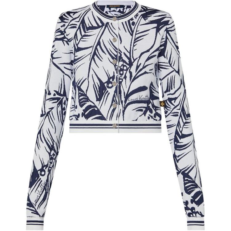 LOUIS VUITTON Palm Knit Cardigan