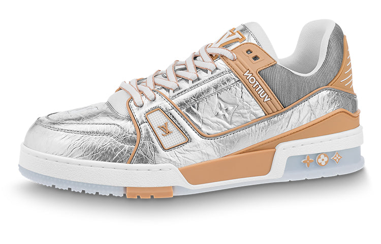LOUIS VUITTON Trainer Metallic Beige