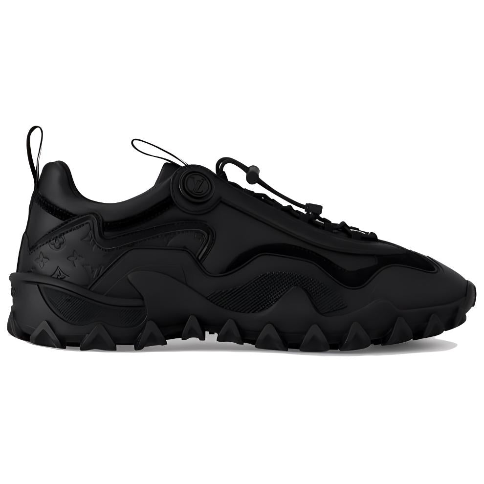LOUIS VUITTON LV RUSH Wear-Resistant Low-Top Casual Shoes Women's Black