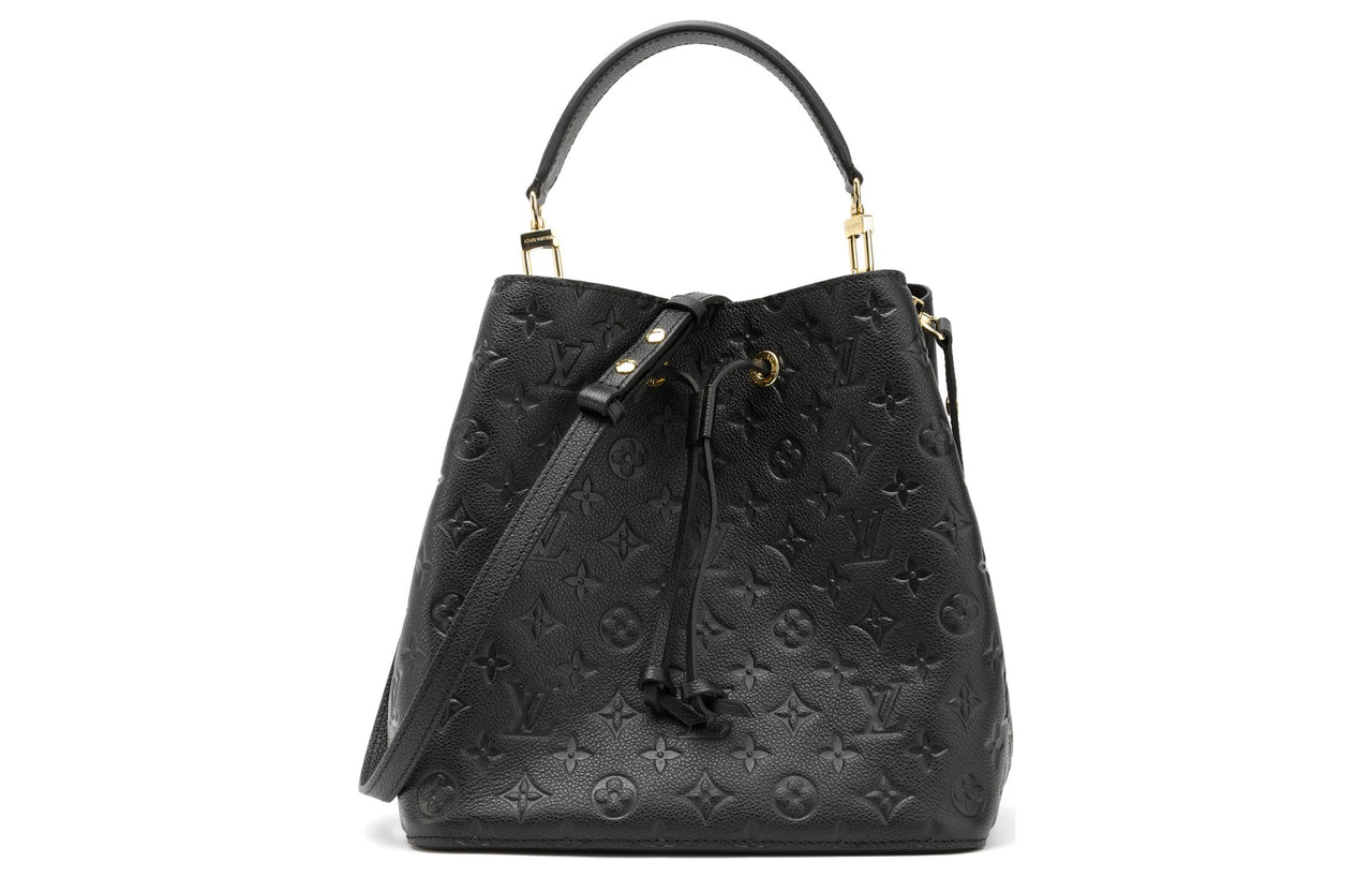 LOUIS VUITTON Neonoe Bag Mm Monogram Empriente Black