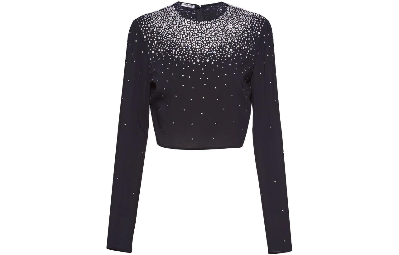 MIU MIU T-Shirts Women's Black