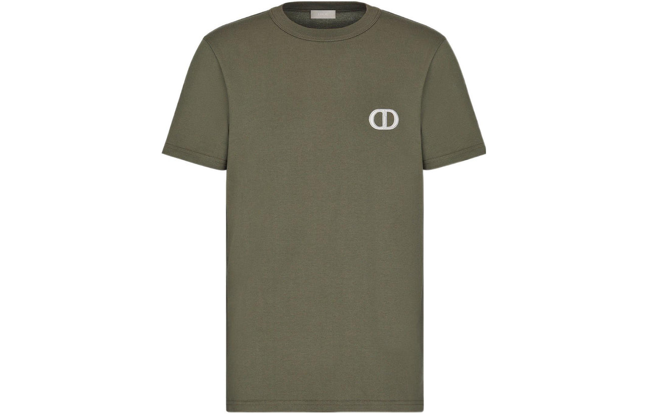 DIOR Dior Quarterly New Products SS23 Regular T-Shirt Men's Olive