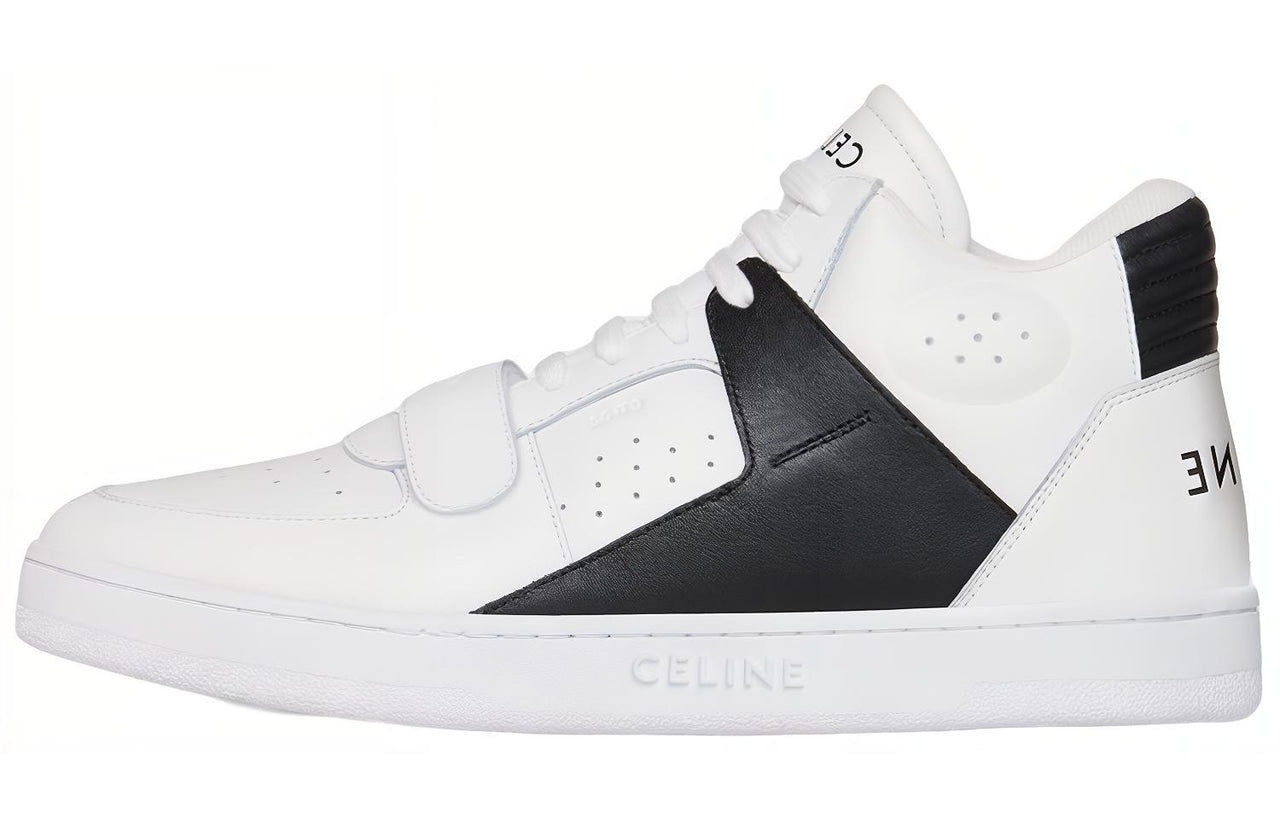 CELINE CT-02 Skateboard Shoes Women's White Black