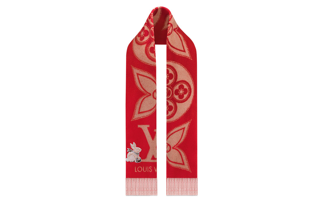 LOUIS VUITTON Cashmere Knit Scarves Women's