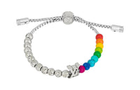 LOUIS VUITTON Beads Bracelet Men's Silver