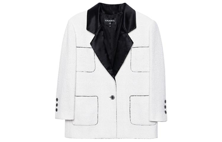 CHANEL Jackets Women's White