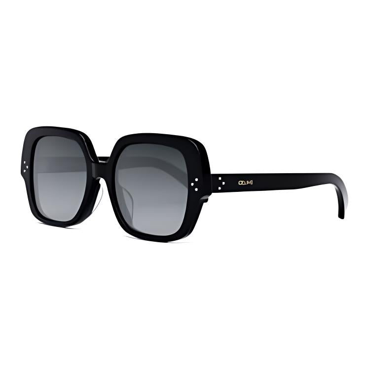 CELINE Subject To Official Website Square Sunglasses Women's Black/Gray
