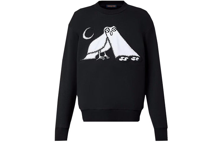 LOUIS VUITTON Lv Comics Owl Patch Crewneck